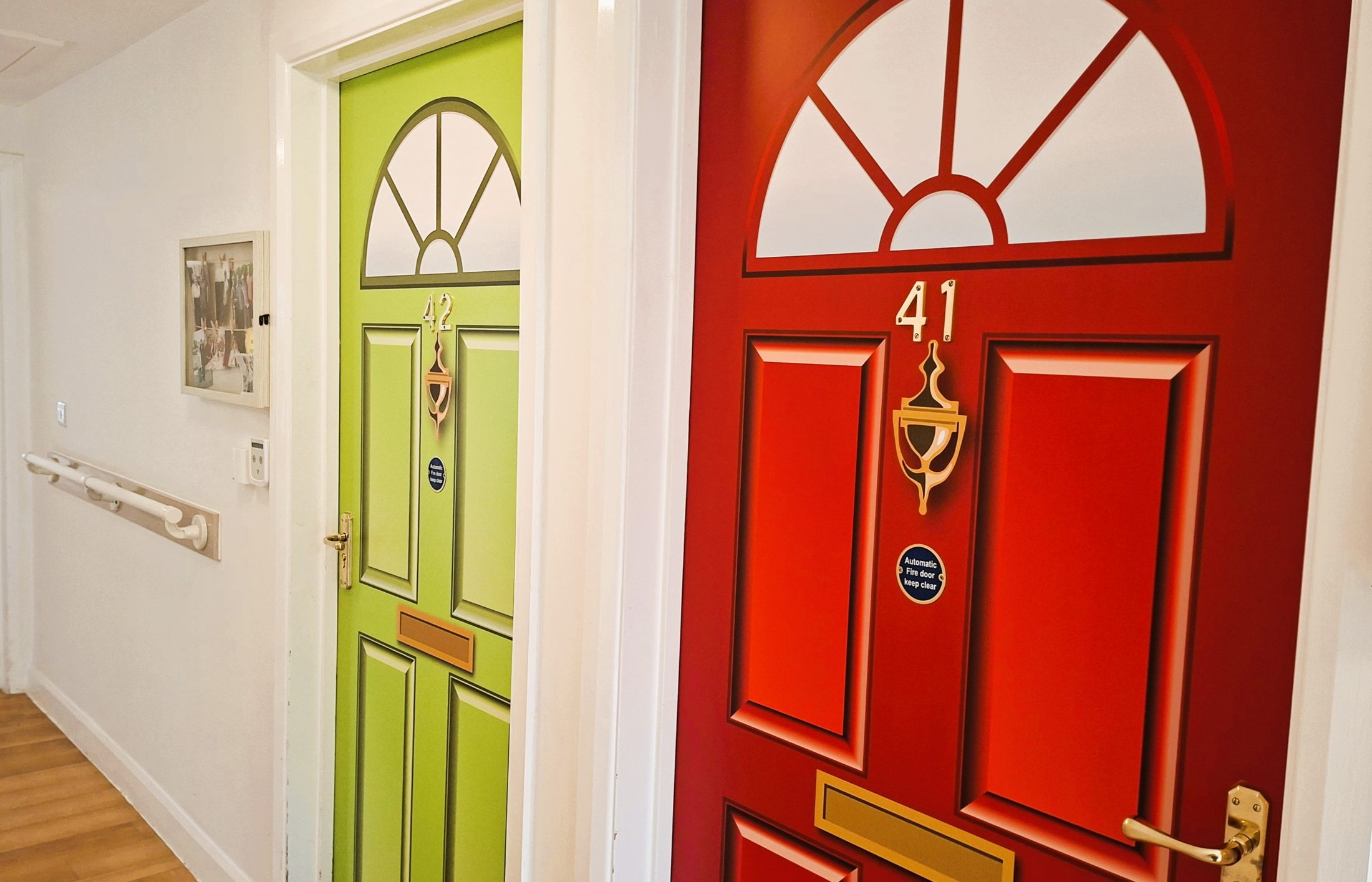 The welcoming front entrance of Broomfield Residential Care
