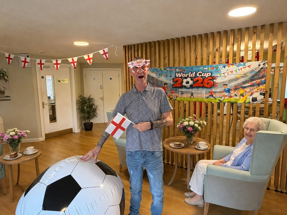 The flags are up, the football is ready and our residents are looking forward to all the excitement that the World Cup brings.